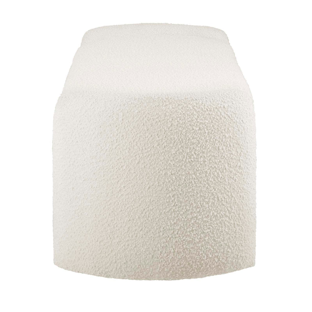 Banca de Boucle crema Raga de lado.