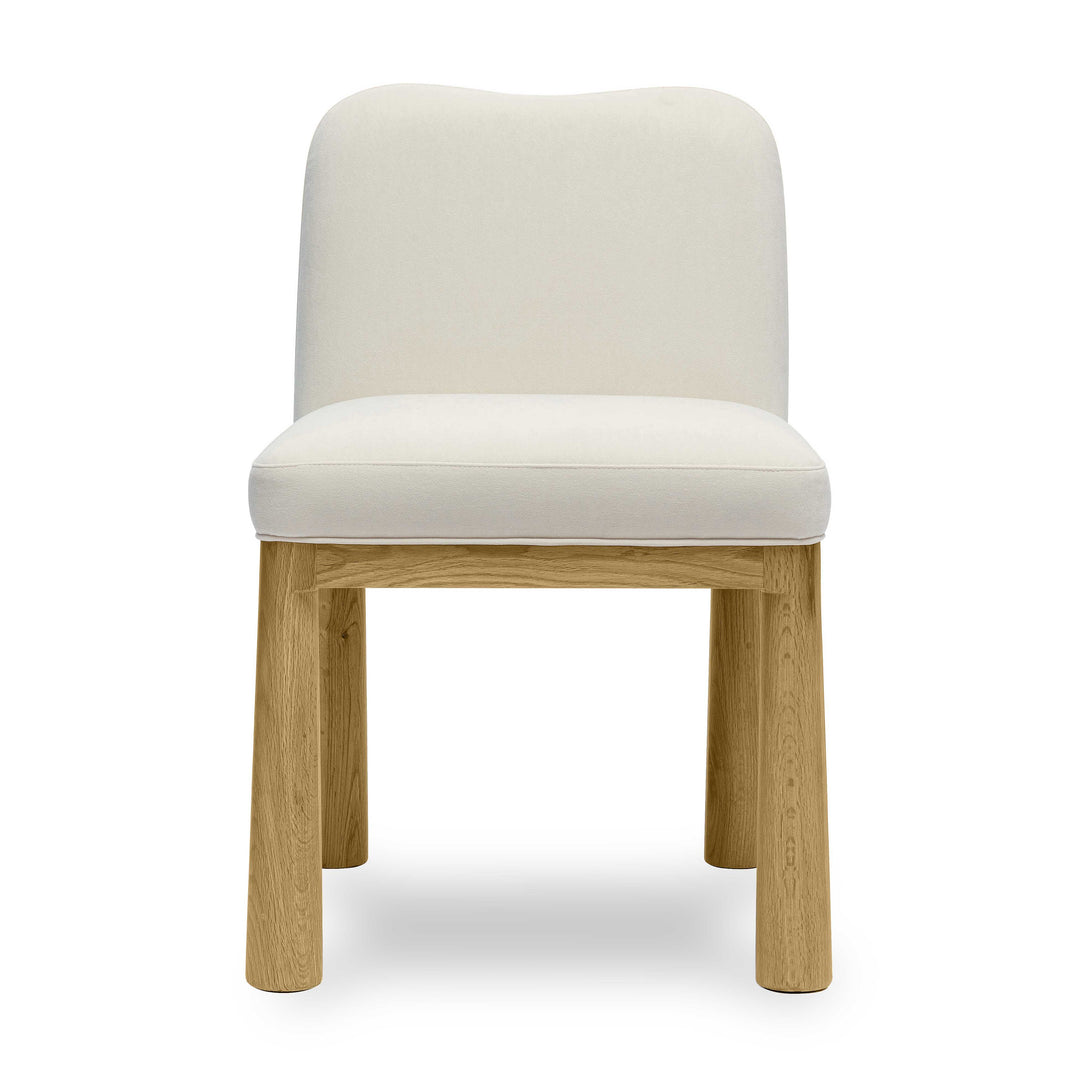 Silla de comedor de terciopelo Sora