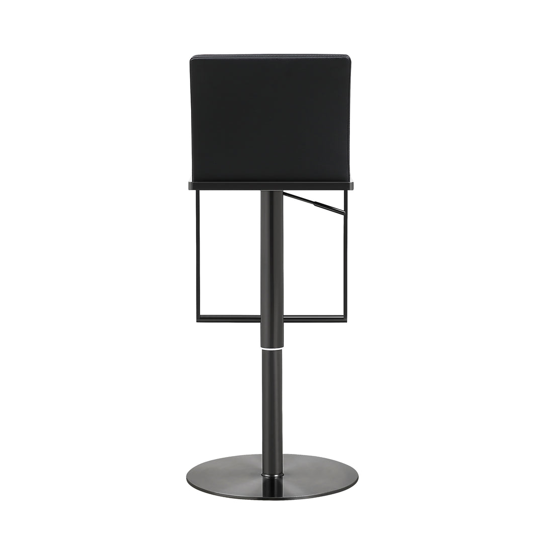 Banco para barra de cocina ajustable en acero inoxidable Driss