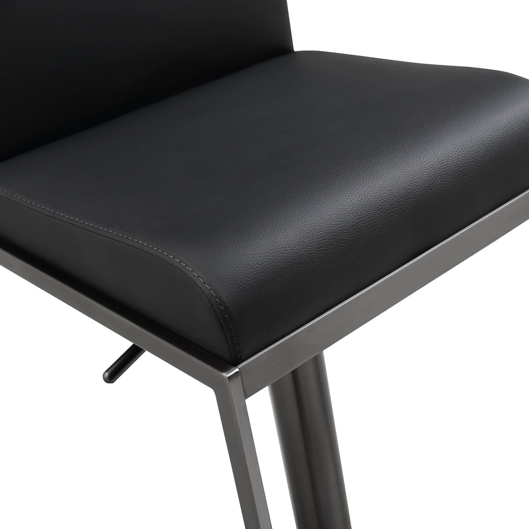 Banco para barra de cocina ajustable en acero inoxidable Driss