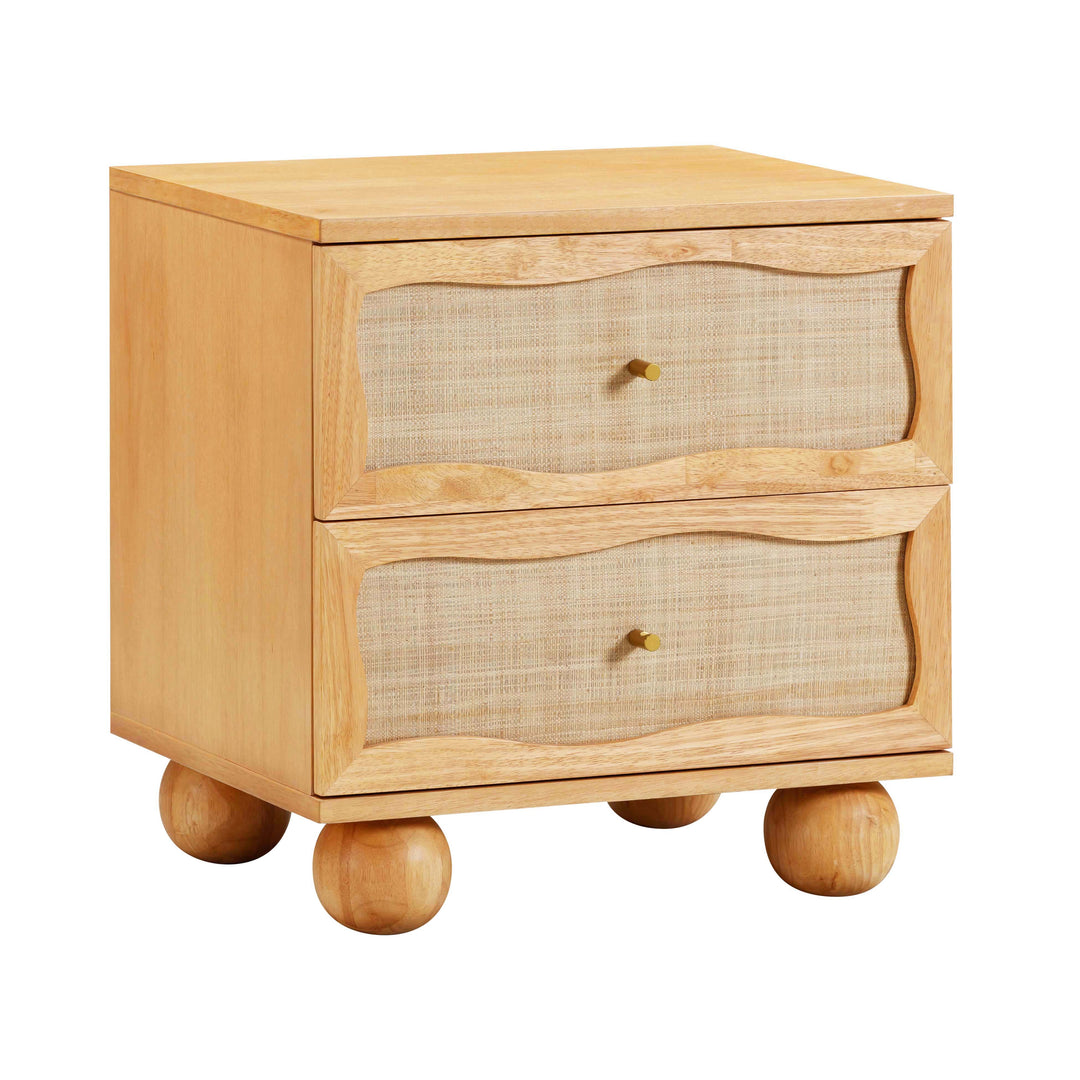 Buró de madera y ratán Kahina.
