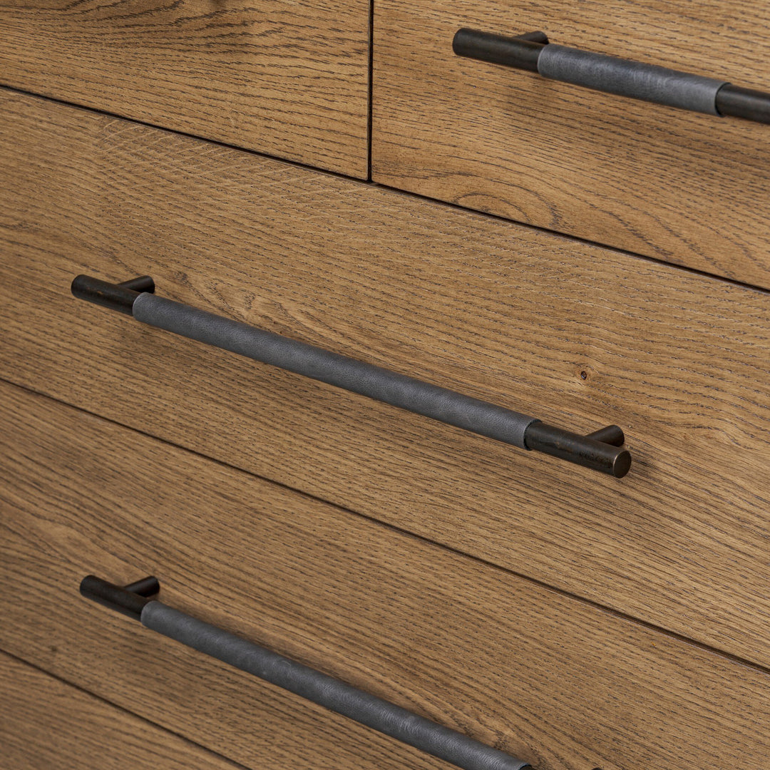 Cajonera alta y moderno con 6 cajones Wael