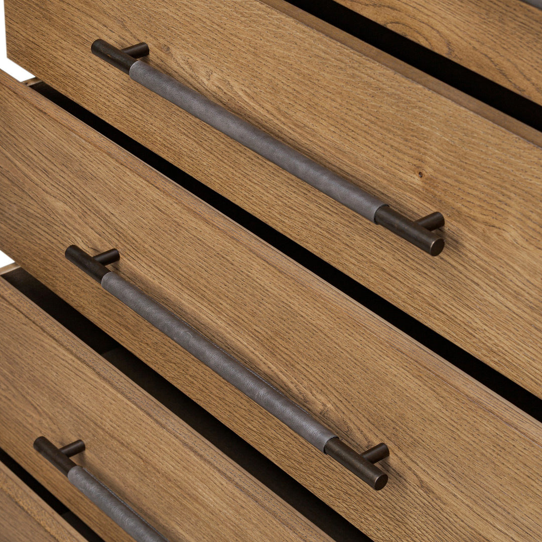 Cajonera alta y moderno con 6 cajones Wael