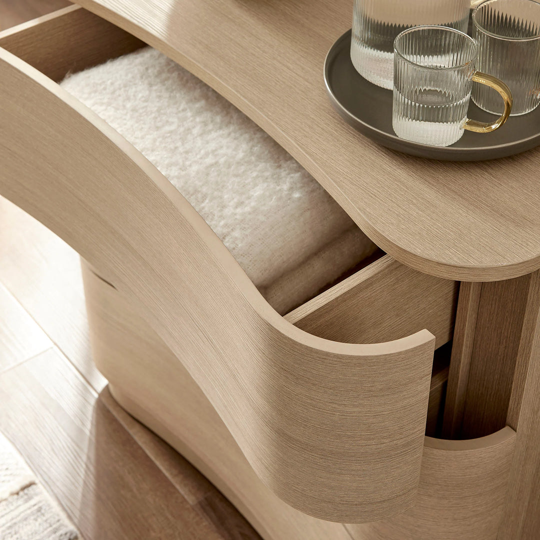 Cajonera compacta curveado de 3 cajones Bruno