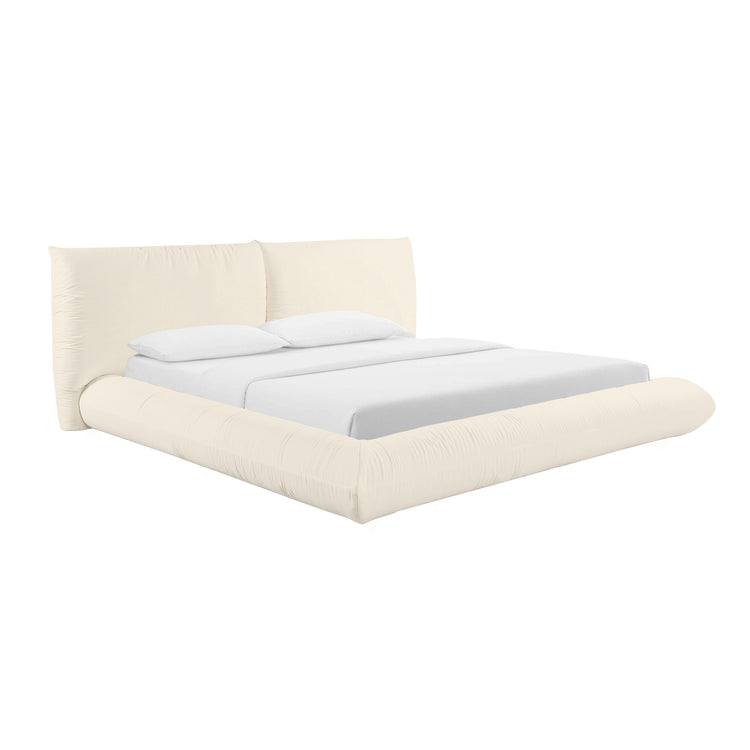 Cama King de lino 100% reciclado Bossy.