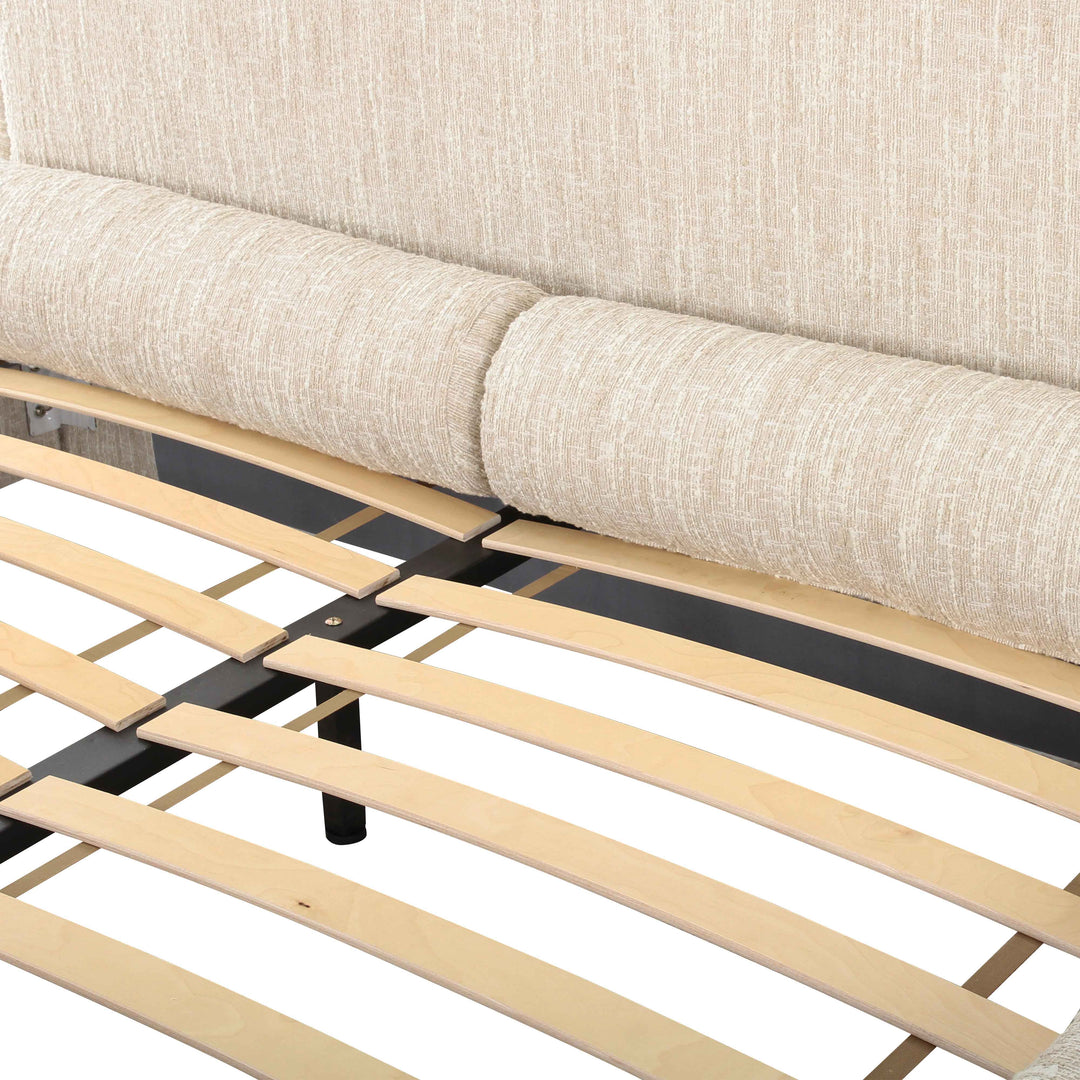 Cama Queen de boucle muy nudoso Rushen