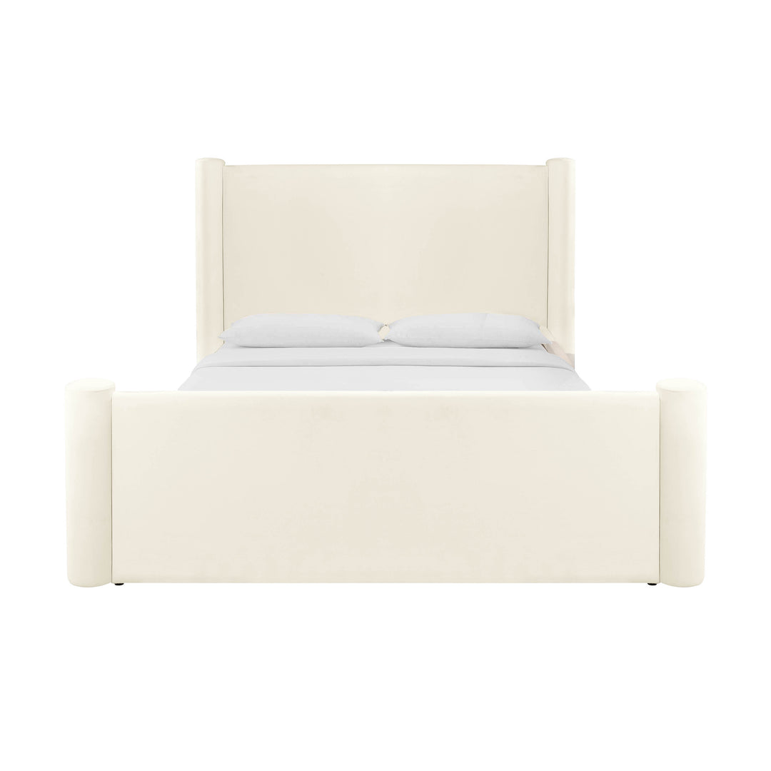 Cama Queen de terciopelo Alezu