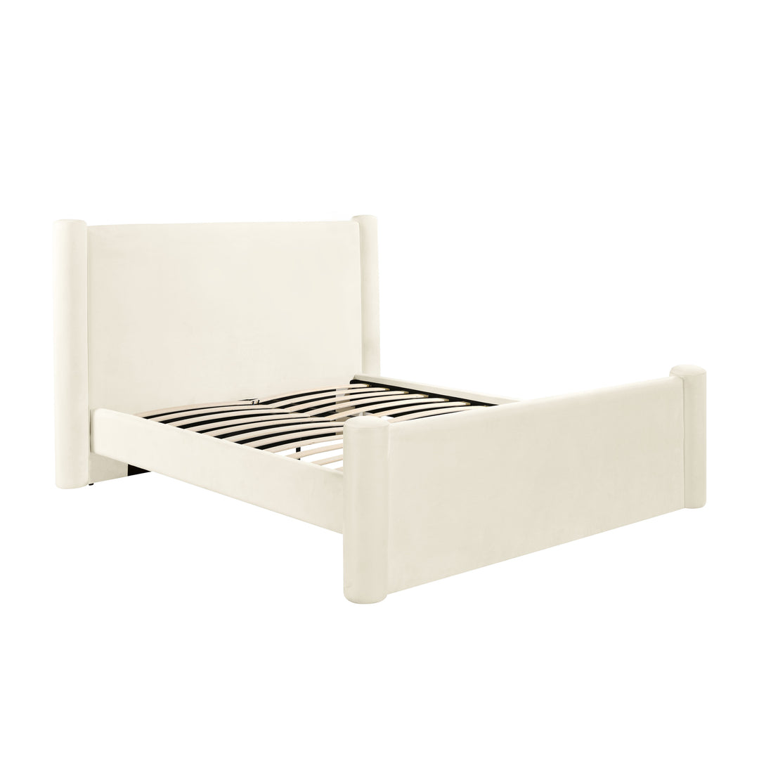 Cama Queen de terciopelo Alezu
