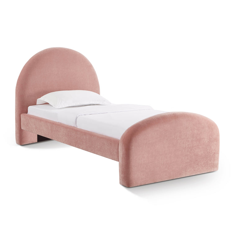 Cama Twin Candra color rosa.