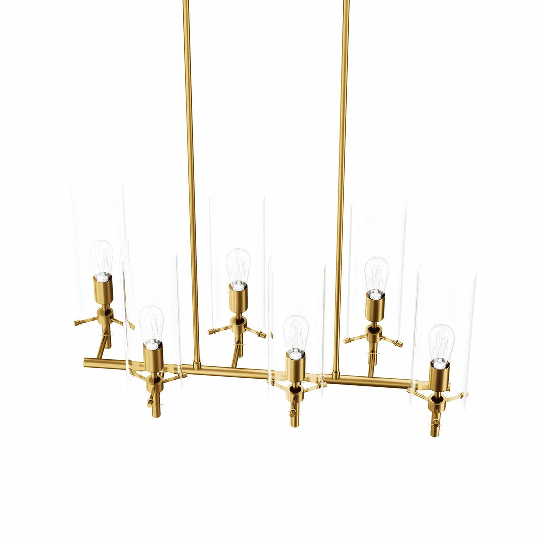 Candelabro elegante de seis luces Skye