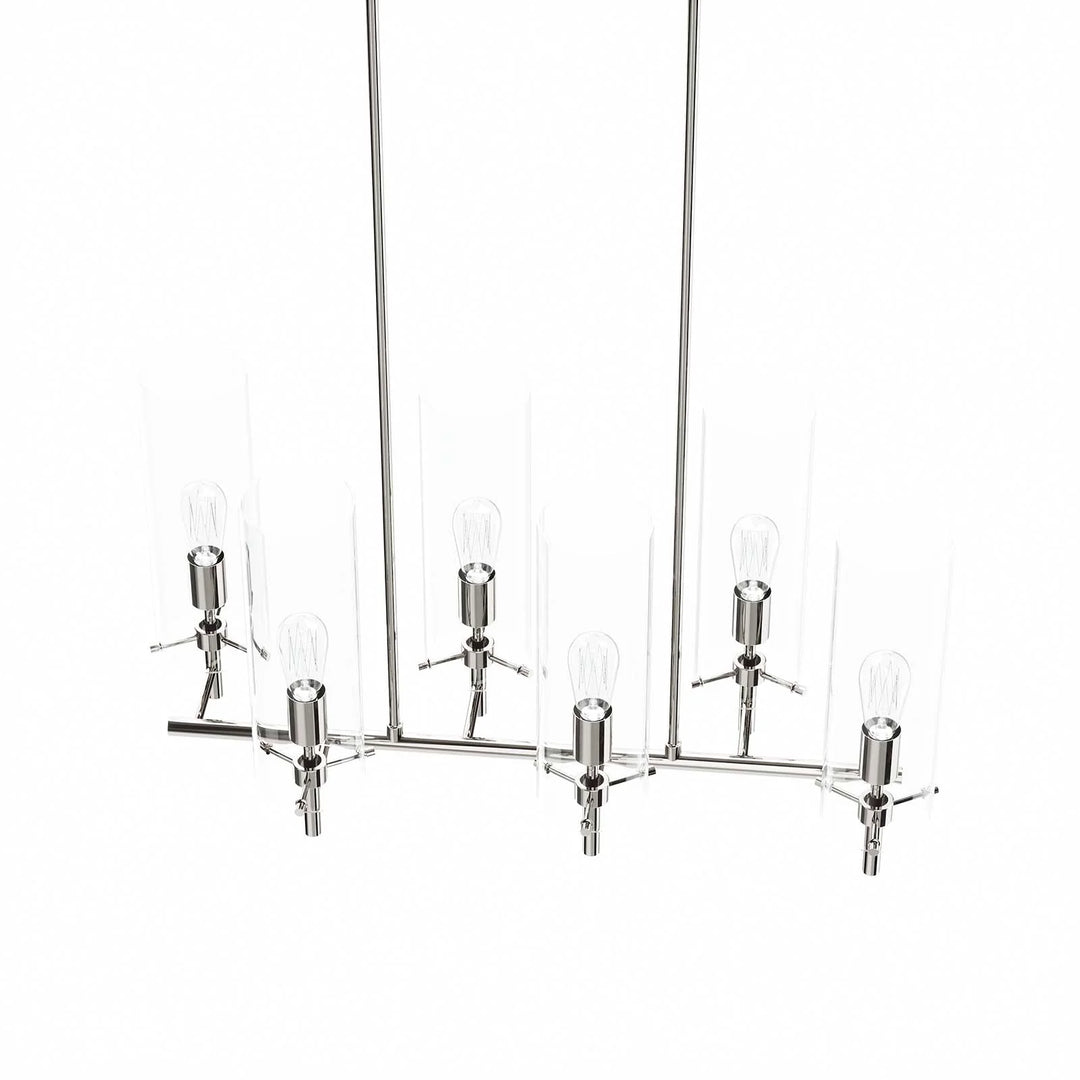 Candelabro elegante de seis luces Skye