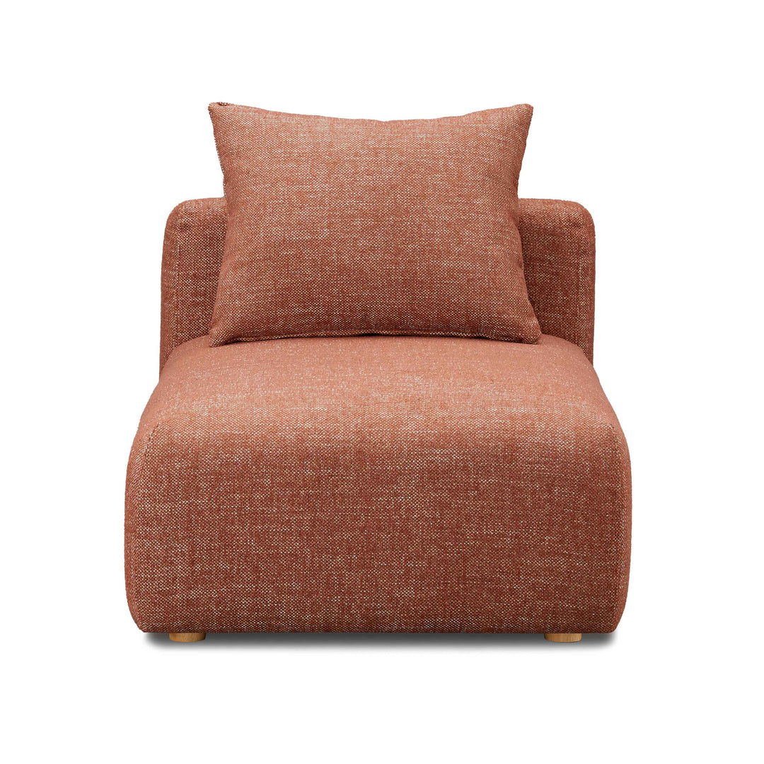 Chaise modular sin descansabrazos Emory