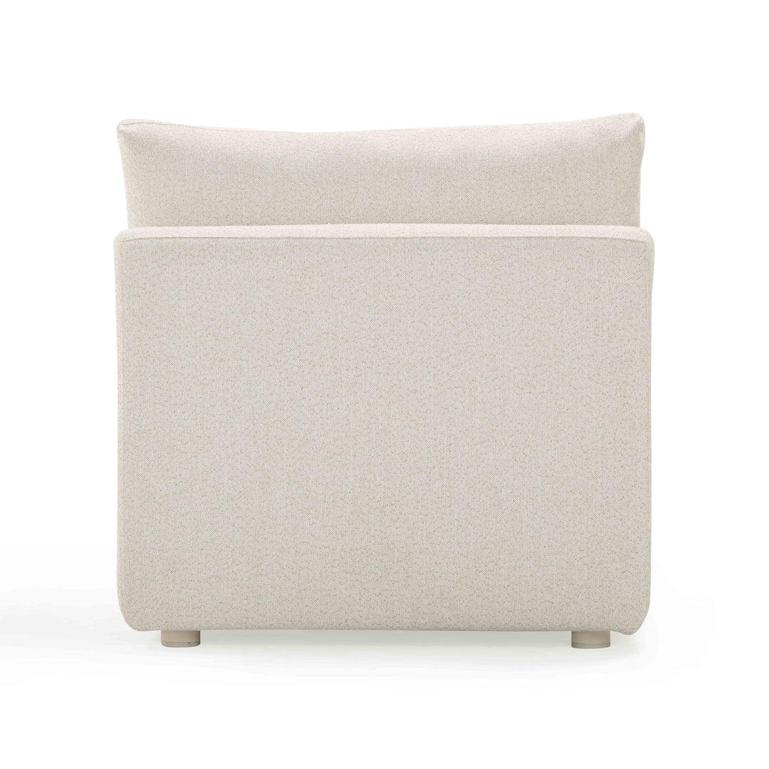 Chaise modular sin descansabrazos para exteriores Emory