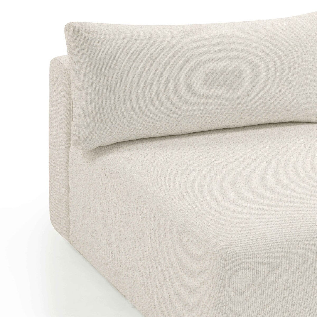 Chaise modular sin descansabrazos para exteriores Emory