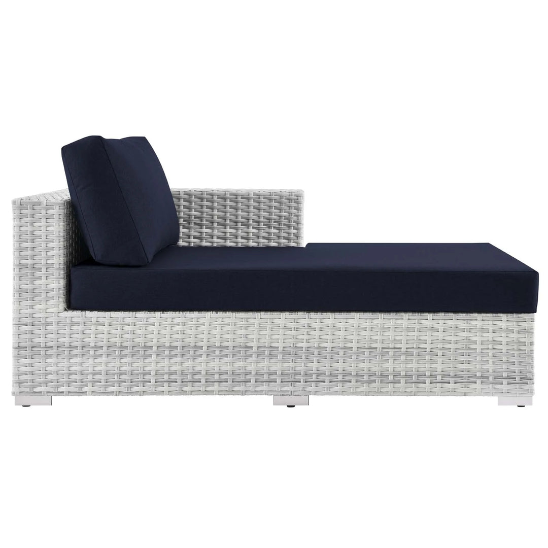 Chaise para exterior Nahele - brazo derecho