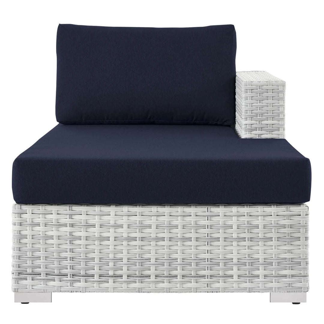 Chaise para exterior Nahele - brazo derecho