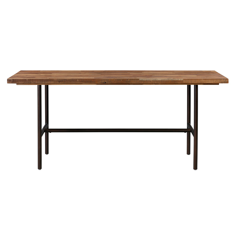 Comedor de madera Ghita de lado.
