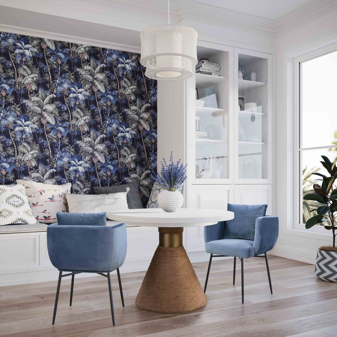 Comedor elegante con base de cuerda Gora