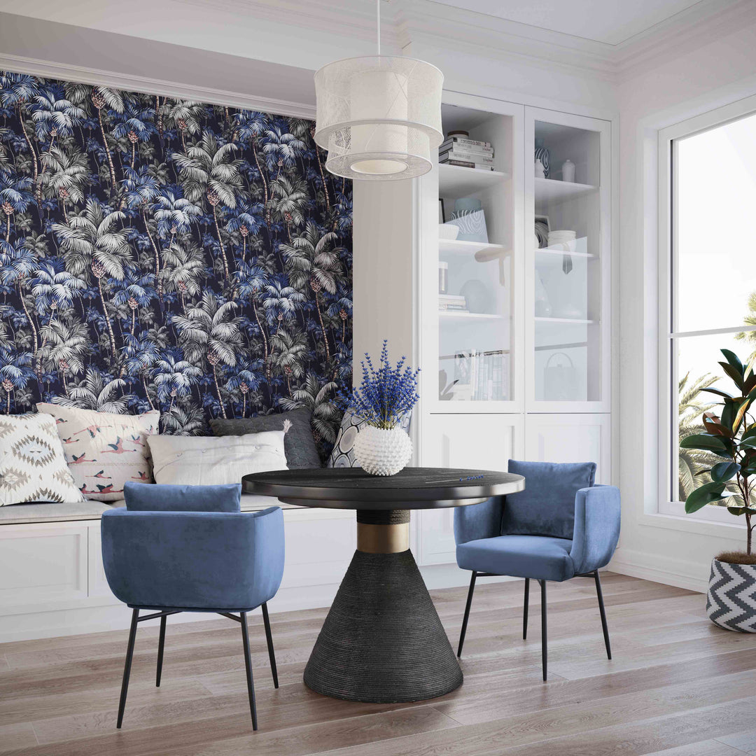 Comedor elegante con base de cuerda Gora