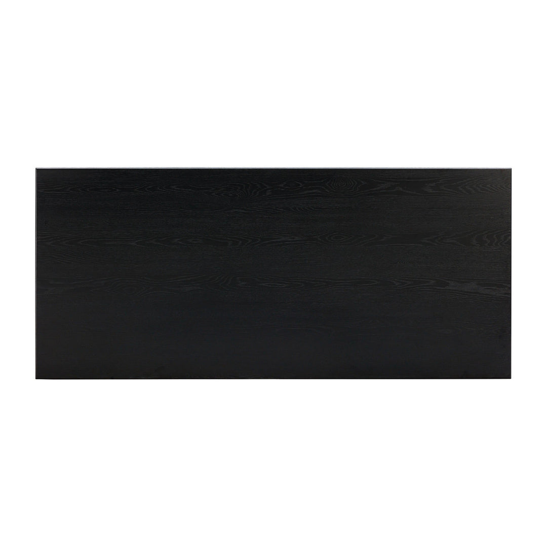 Comedor rectangular de roble negro o natural Cheryl