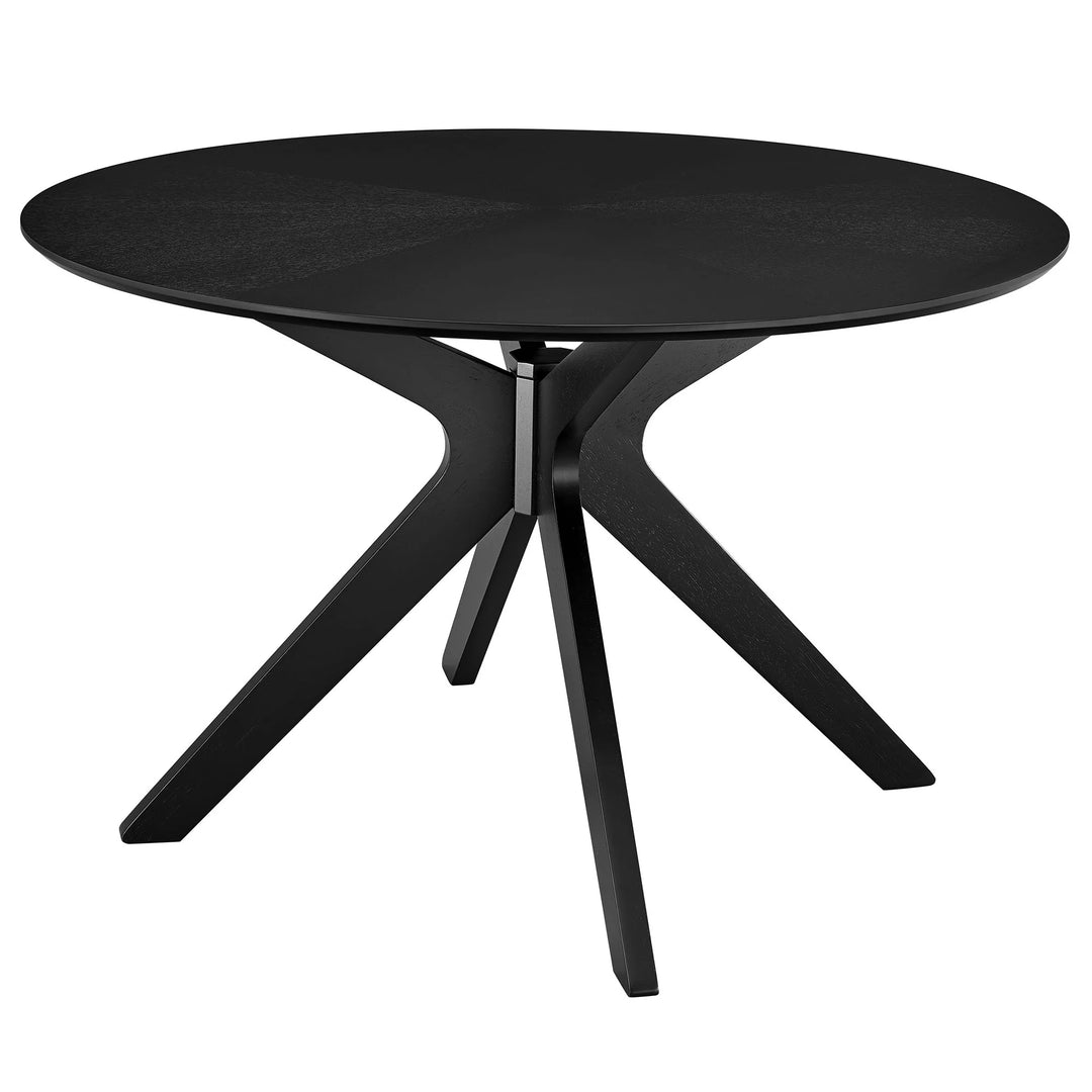 Comedor redondo Harper color negro.