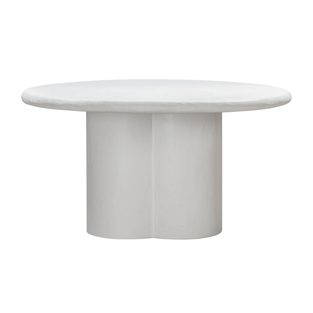 Comedor redondo de concreto para 4 personas blanco o negro Ouri