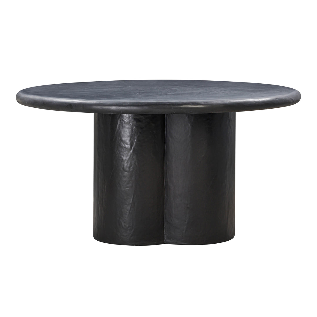 Comedor redondo de concreto para 4 personas blanco o negro Ouri