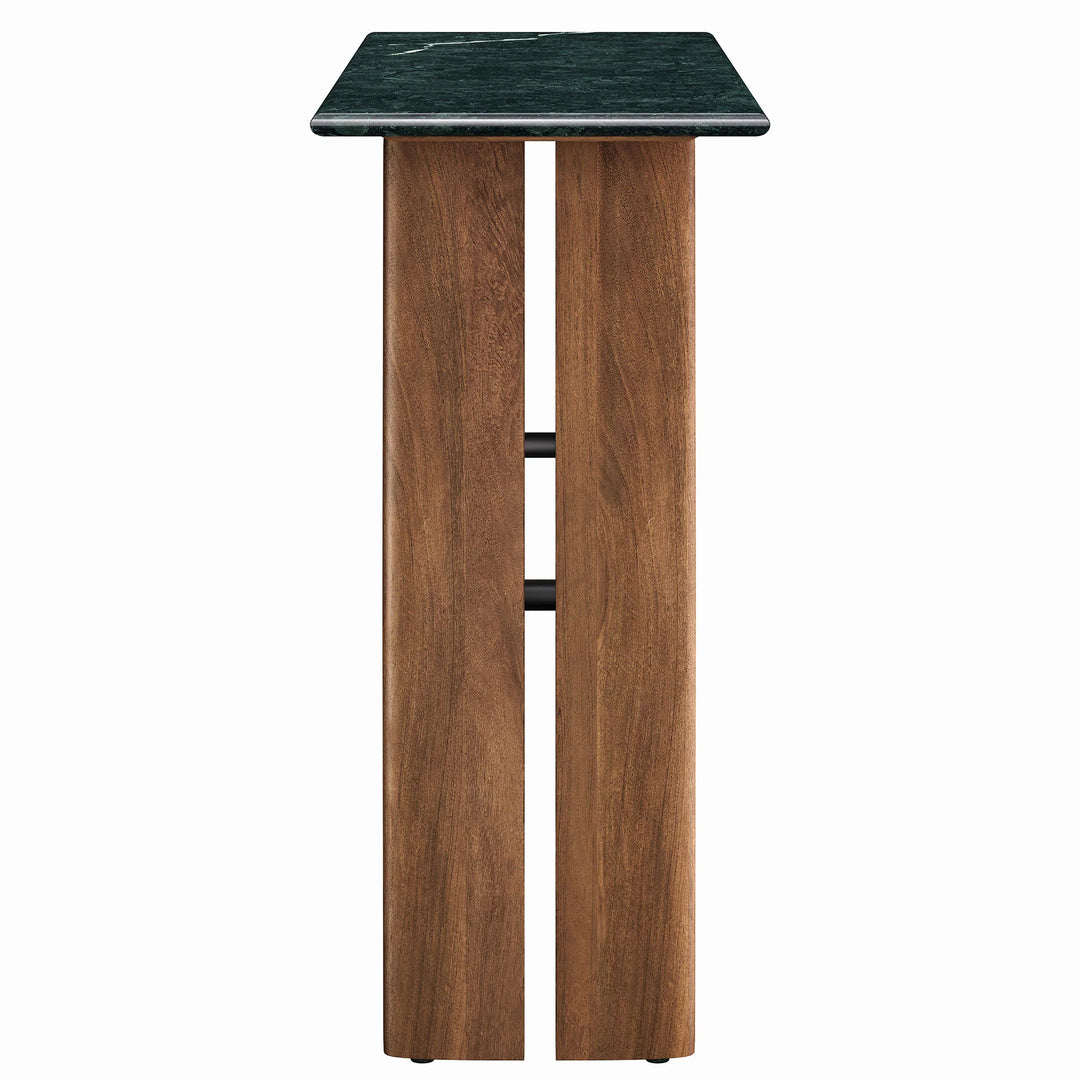 Consola de 46" con mármol verde Liam