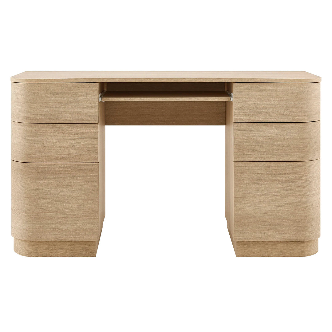 Escritorio curveado de 55” Bruno