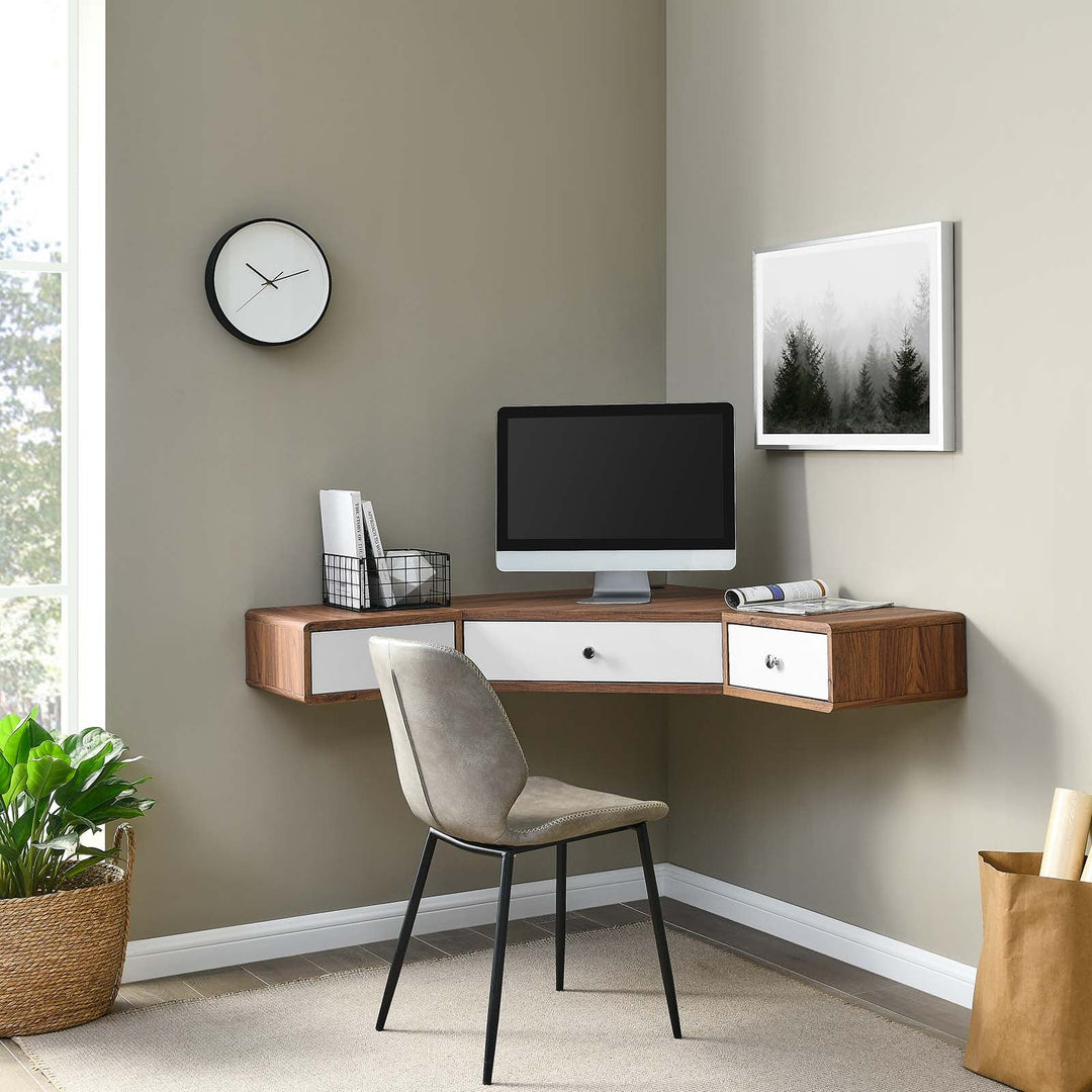 Escritorio de esquina, escritorio de computadora, diseño