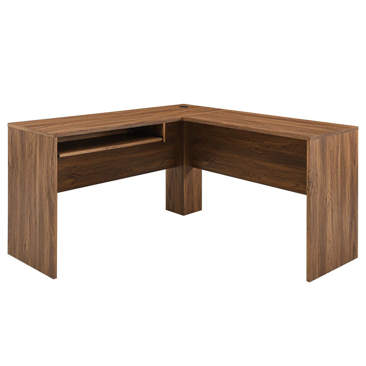 Escritorio esquinero de madera Leo.