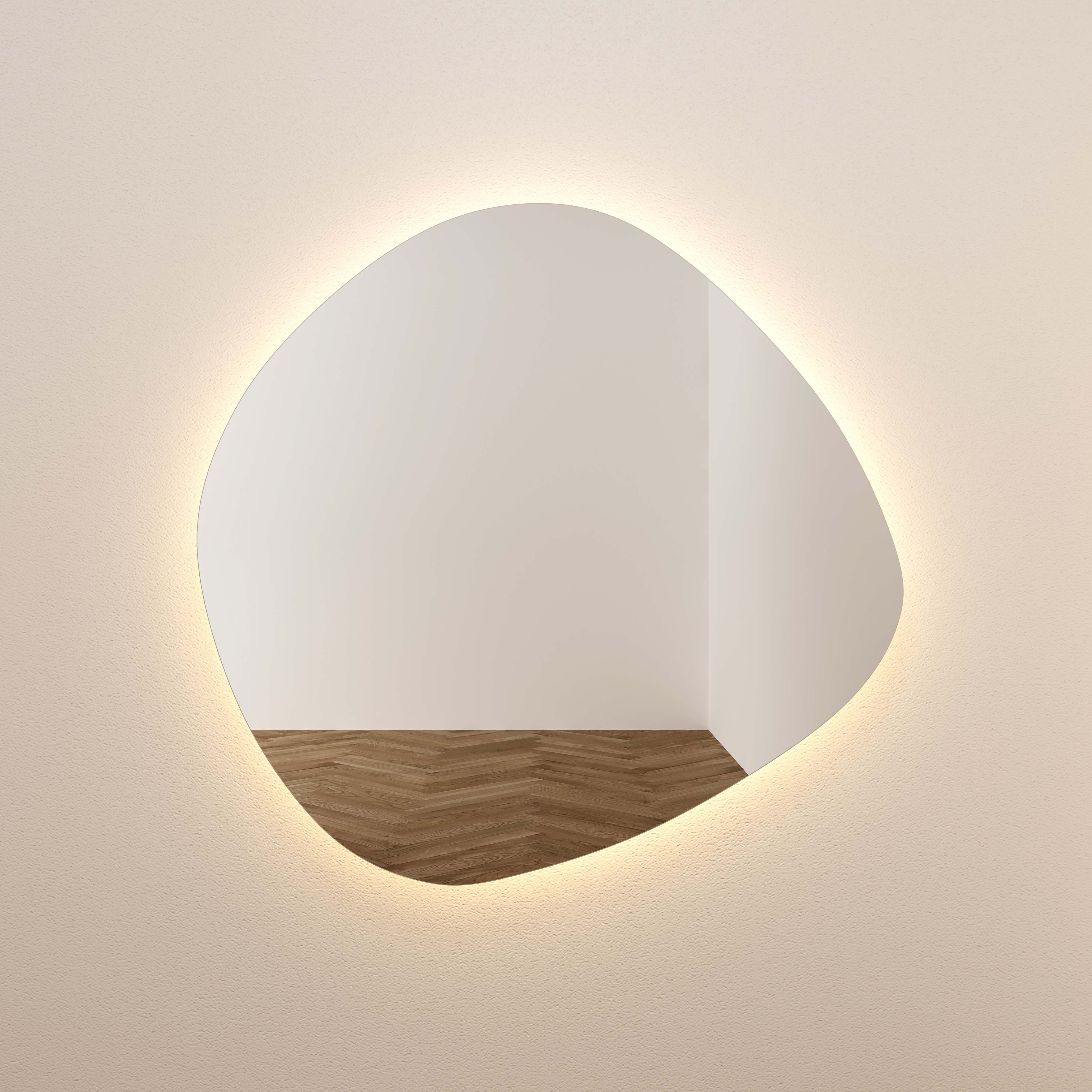 Espejo de pared LED Mónica.