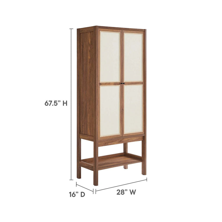 Gabinete alto con almacenamiento Gabriel dimensiones.