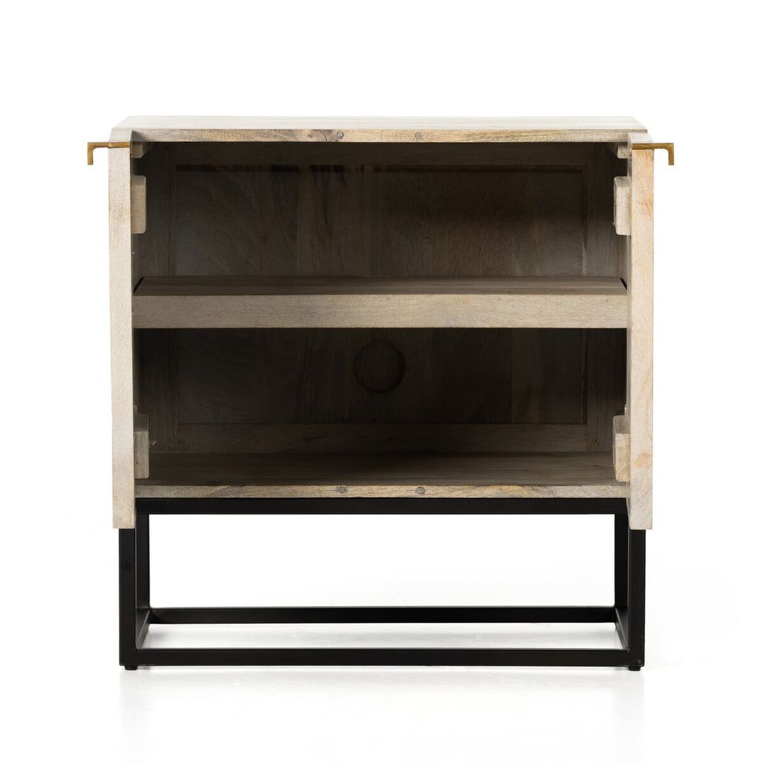 Gabinete con madera de mango tallada Tenerife