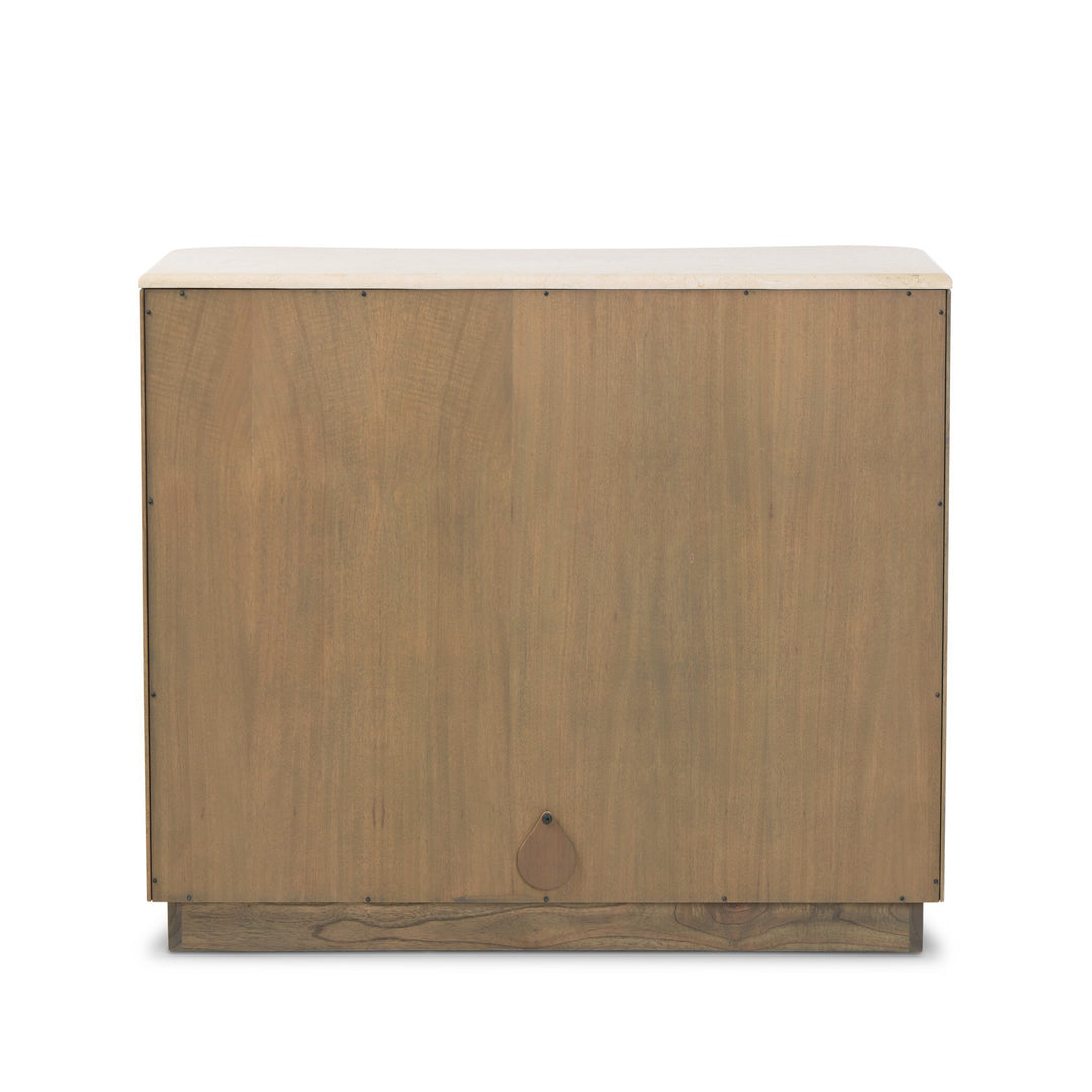 Archivero de madera de Mindi sólida Gru