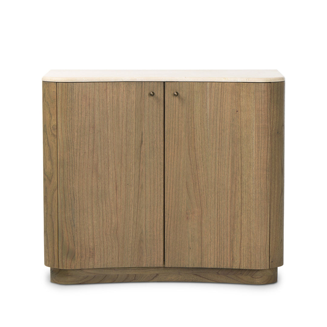 Archivero de madera de Mindi sólida Gru