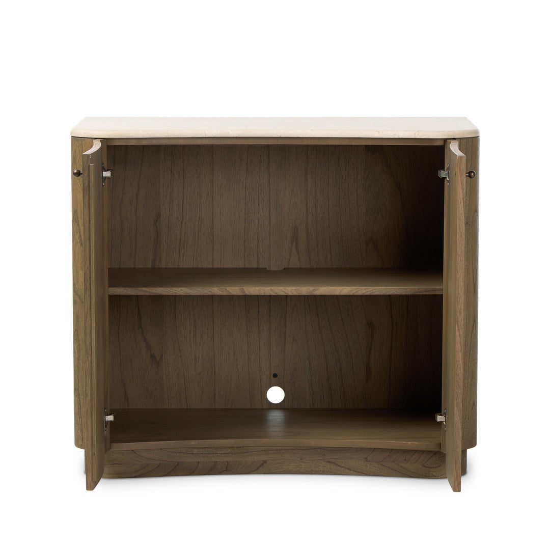 Archivero de madera de Mindi sólida Gru