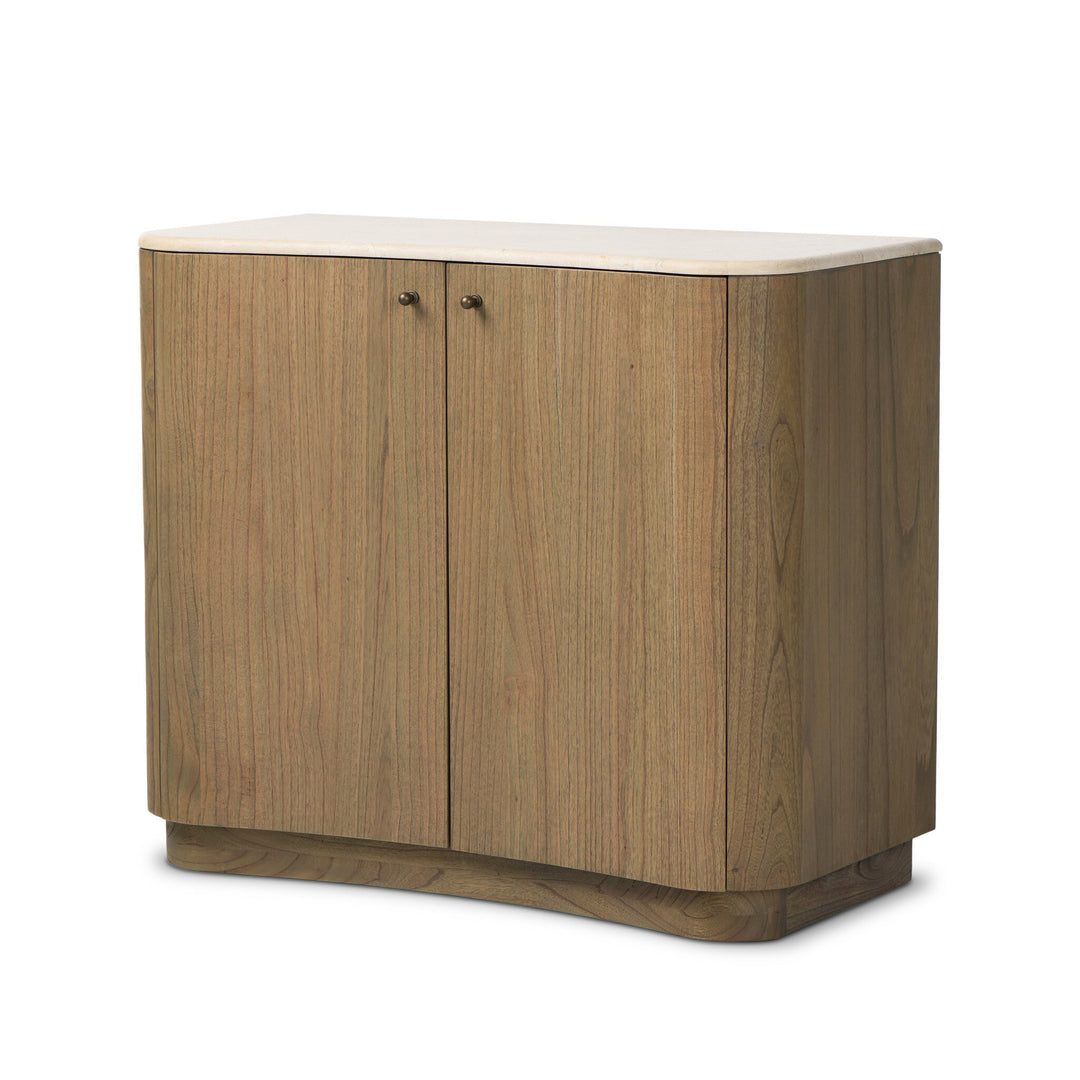 Gabinete de madera de Mindi sólida Gru.