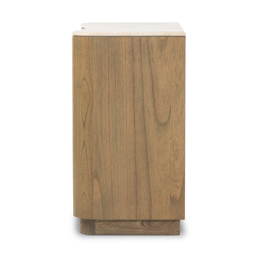 Archivero de madera de Mindi sólida Gru