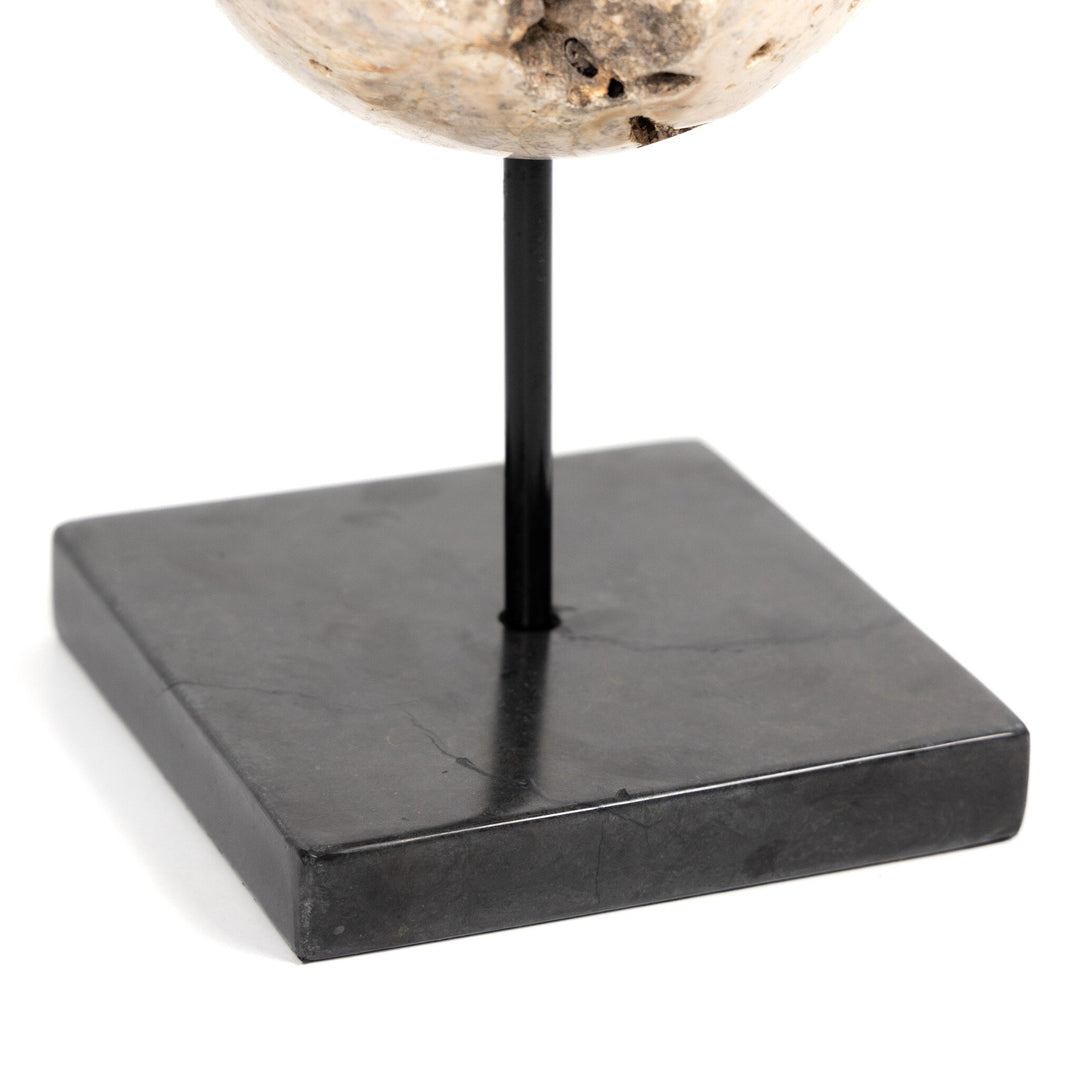Juego de 3 piedras orgánicas redondas Triz