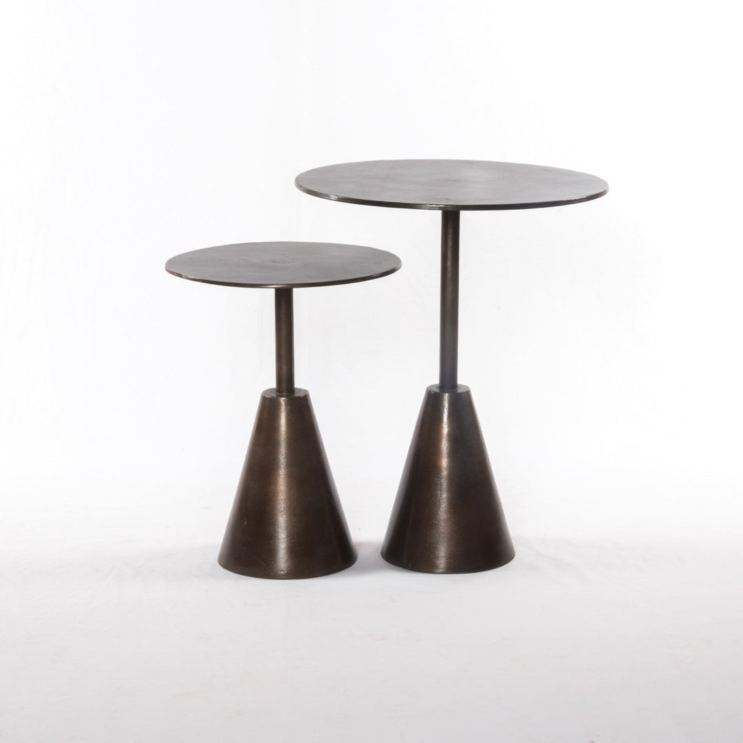 Juego de mesa lateral apto para exteriores Ninfa.