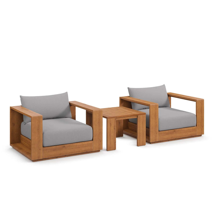 Juego sillas para exterior y mesa lateral Neuba.