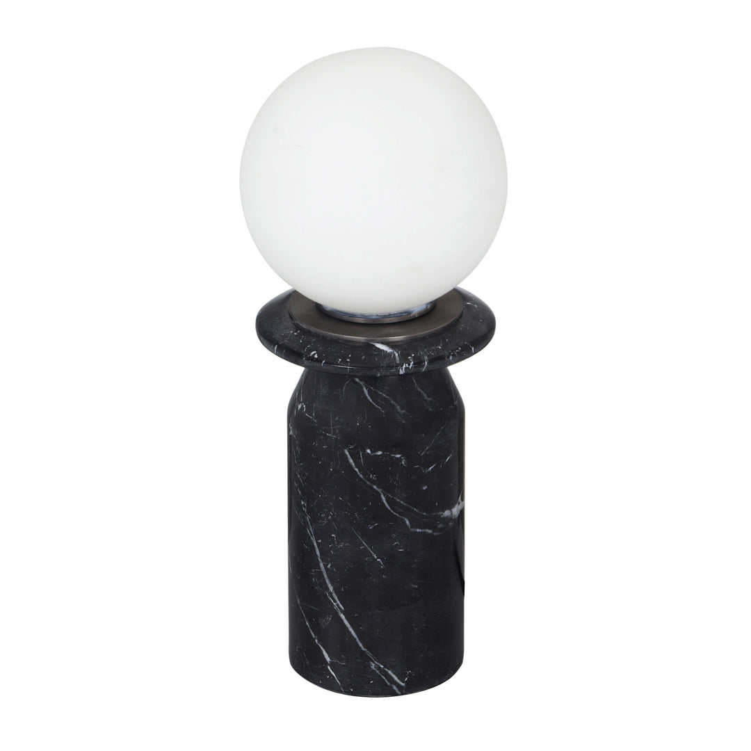 Lámpara de mesa negro de mármol Eoghan.