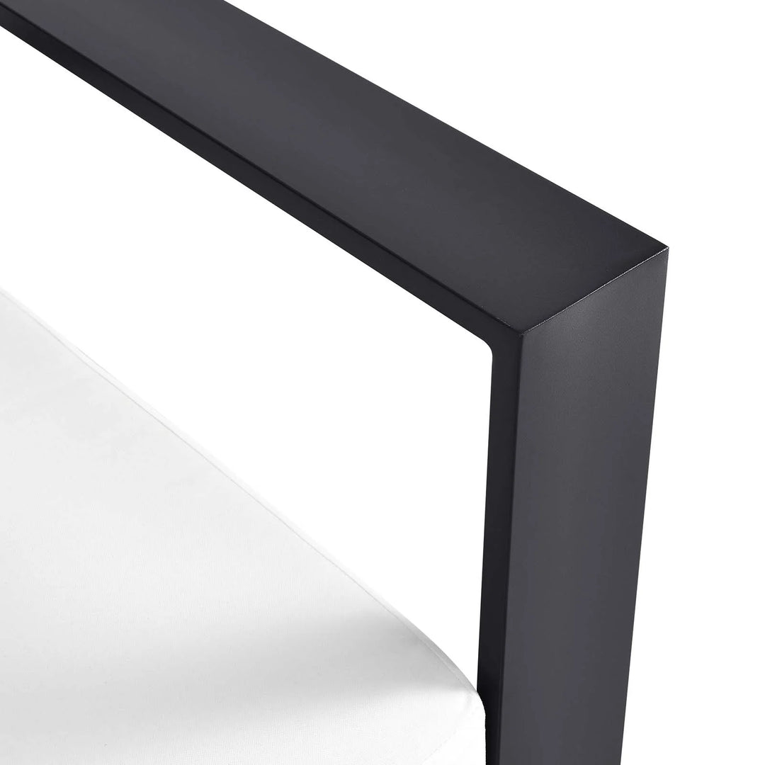 Loveseat para exteriores de aluminio Neuba - Derecho Modular