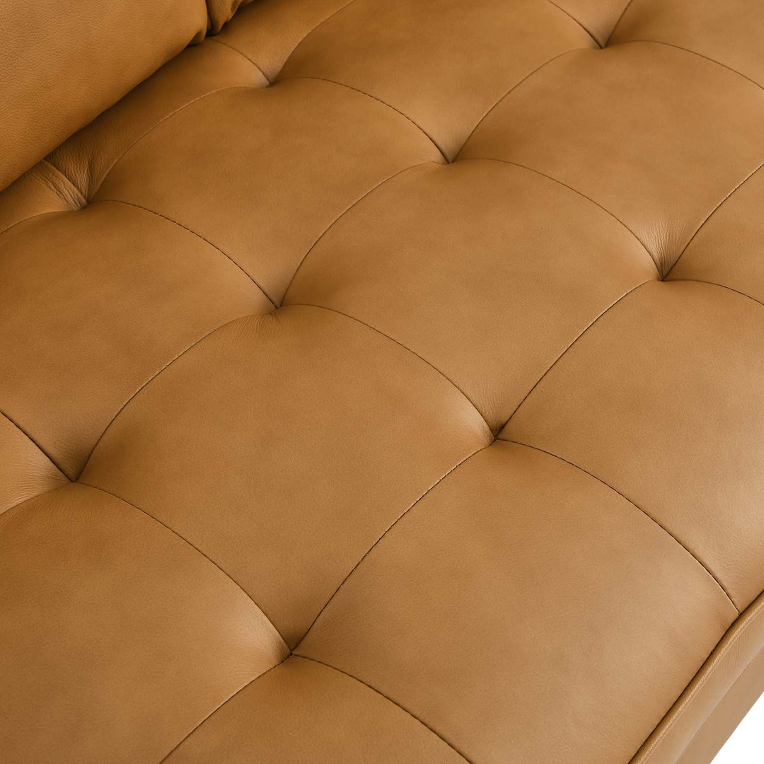 Loveseat de cuero Tanan