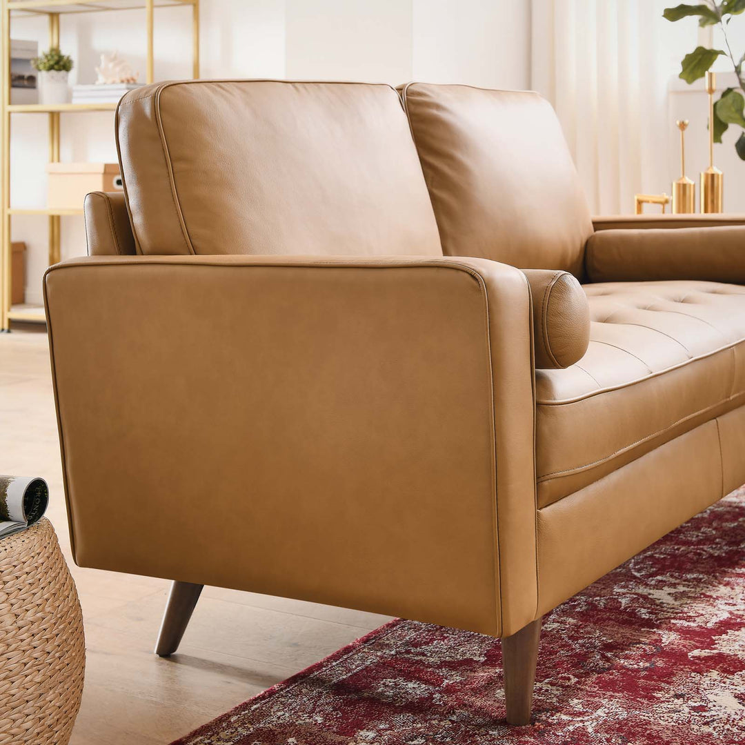 Loveseat de cuero Tanan