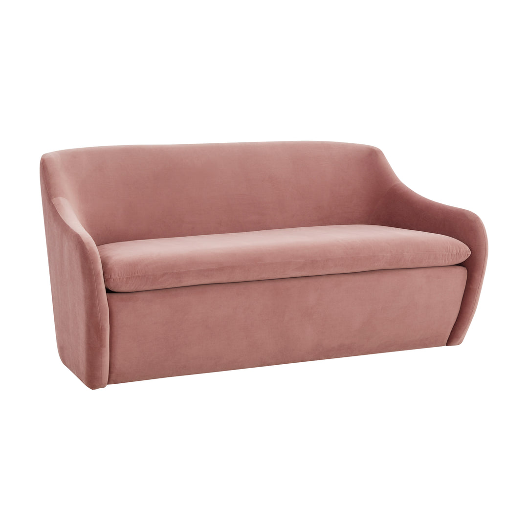 Loveseat sofá de dos plazas en terciopelo Mehdi