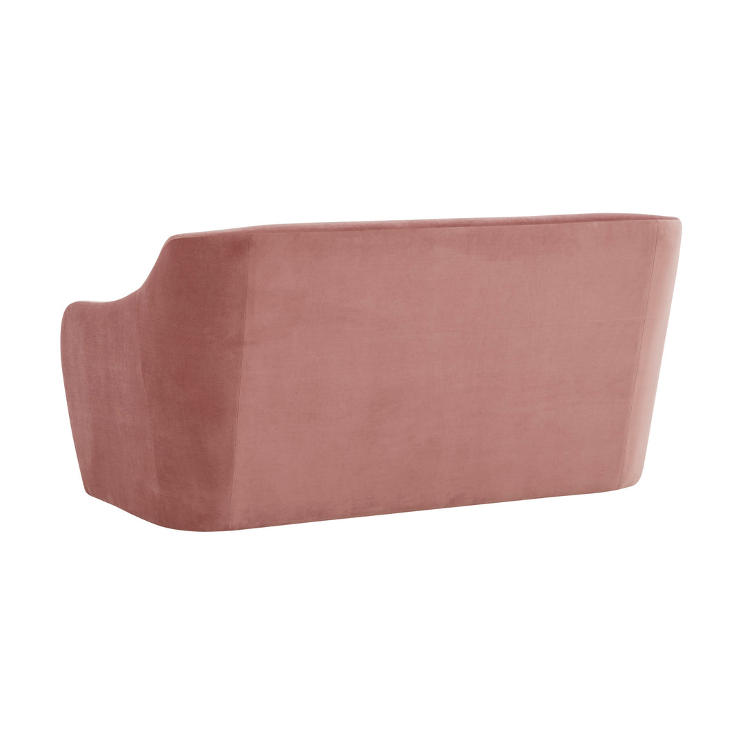 Loveseat sofá de dos plazas en terciopelo Mehdi