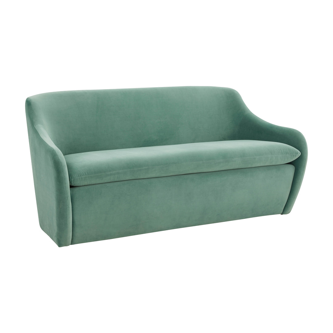 Loveseat sofá de dos plazas en terciopelo Mehdi