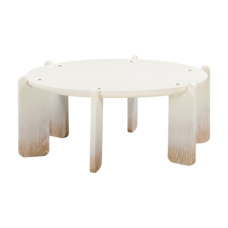 Mesa de centro Bea color crema.